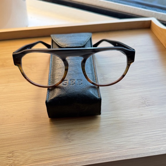 SEE NYC Other - SEE blue light Brown Glasses